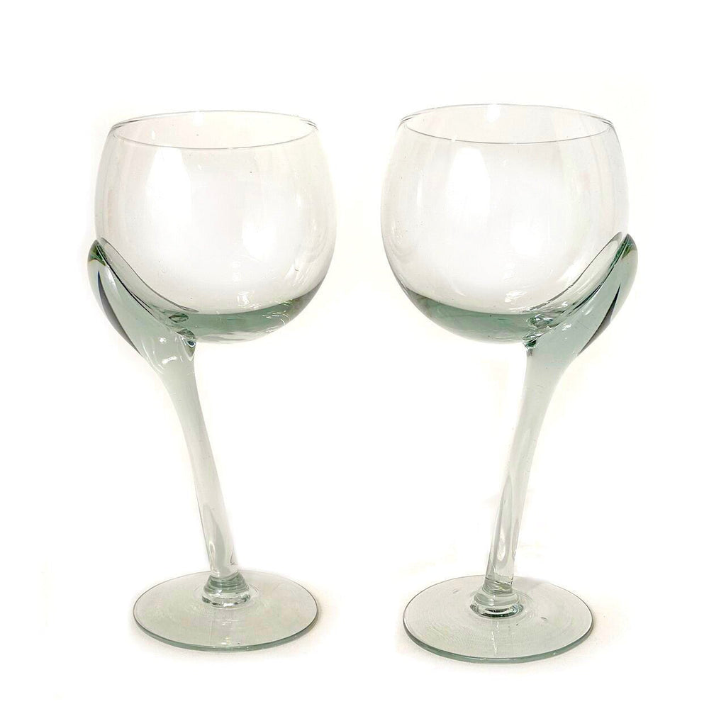 Crooked Stem Wine Glass La Vie Bien Crooked Stem Wine Glass