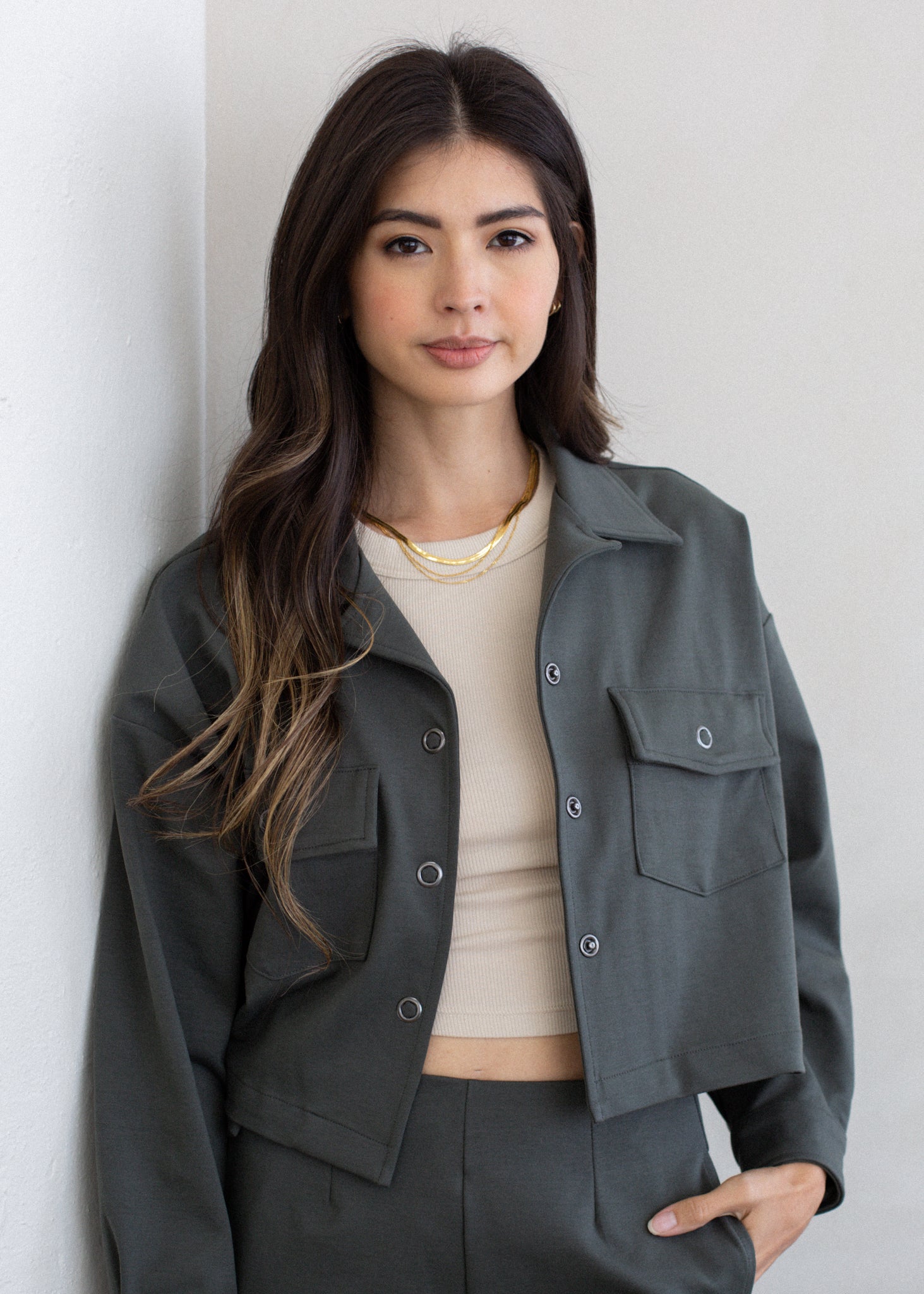 Cropped Worker's Jacket