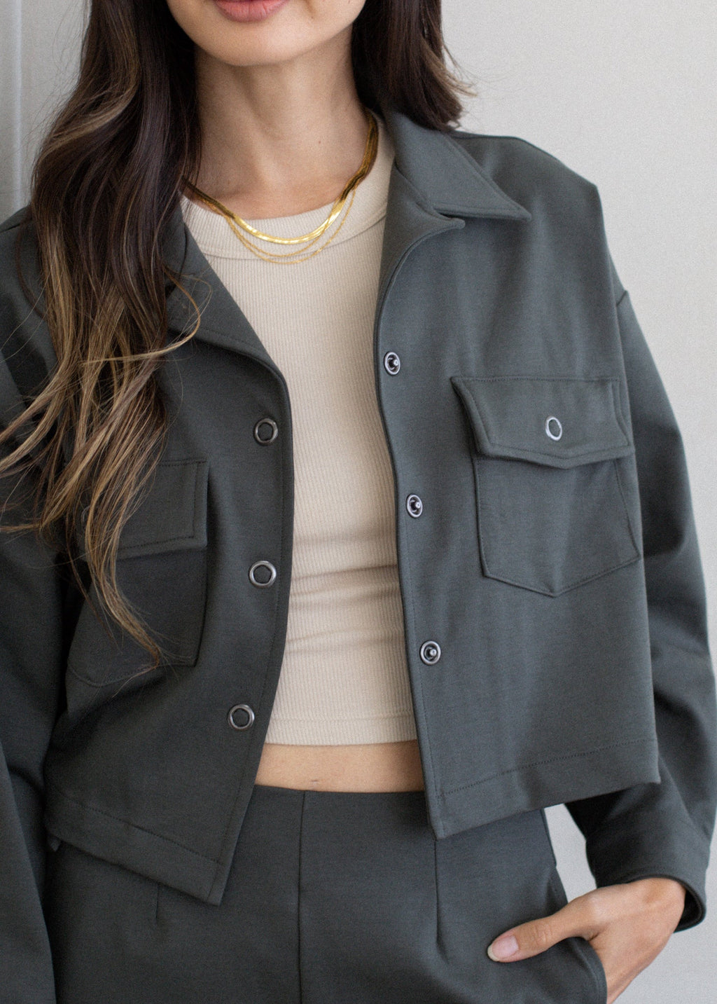 Cropped Worker's Jacket