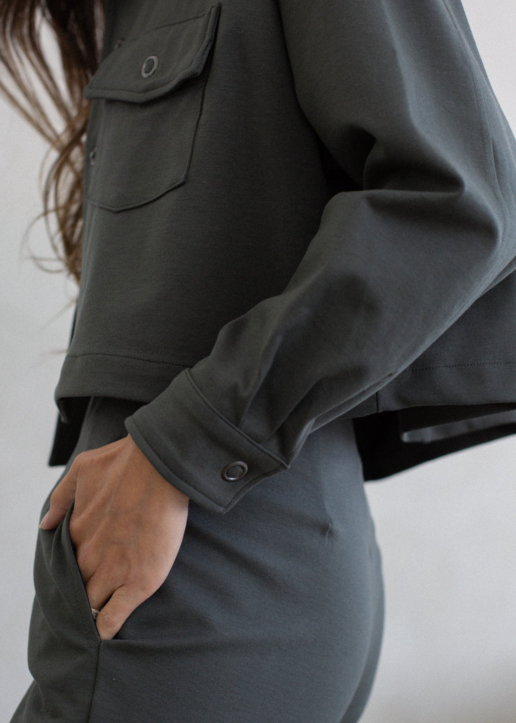 Cropped Worker's Jacket