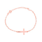 Cross Bracelet With Engraved Name
