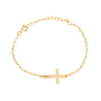 Cross Bracelet With Engraved Name La Vie Bien Cross Bracelet With Engraved Name