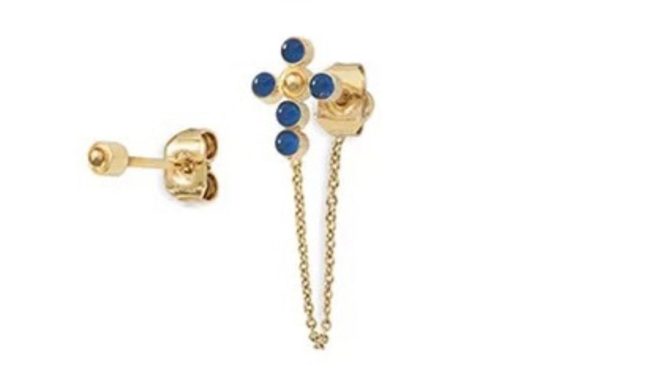 Cross Earring Earrings La Vie Bien Cross Earring