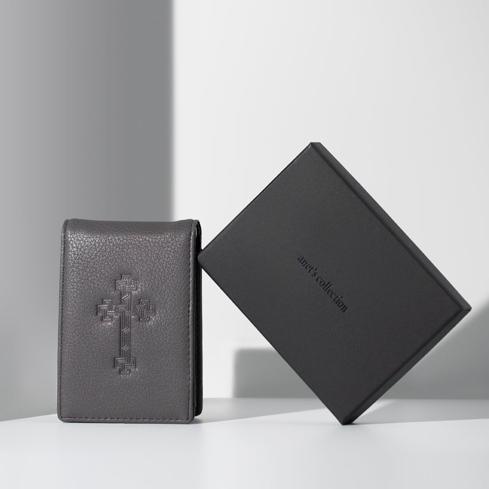 Cross- Khatchkar Men wallet Armenian Gifts La Vie Bien Cross- Khatchkar Men wallet