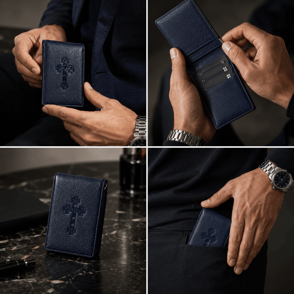 Cross- Khatchkar Men wallet Wallet La Vie Bien Cross- Khatchkar Men wallet