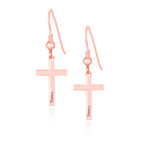 Cross Name Earrings