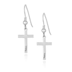 Cross Name Earrings La Vie Bien Cross Name Earrings