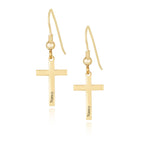 Cross Name Earrings La Vie Bien Cross Name Earrings