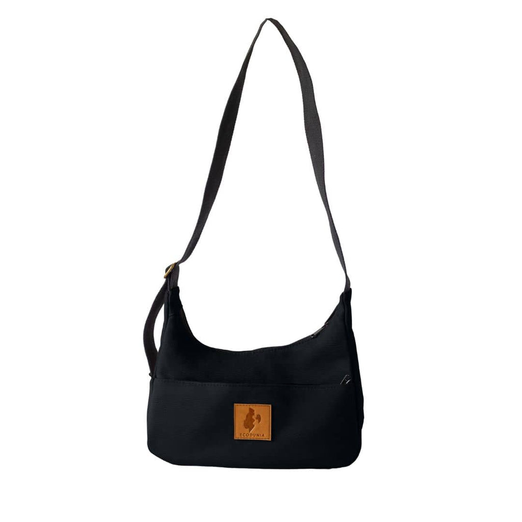 Crossbody Crescent Bag - Canvas Shoulder Bag for Women Crossbody Bags La Vie Bien Crossbody Crescent Bag - Canvas Shoulder Bag for Women