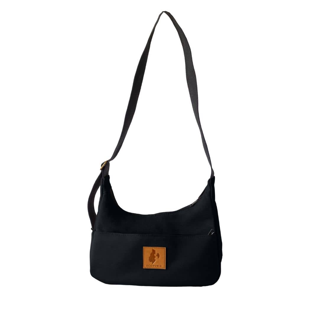 Crossbody Crescent Bag - Canvas Shoulder Bag for Women Crossbody Bags La Vie Bien Crossbody Crescent Bag - Canvas Shoulder Bag for Women