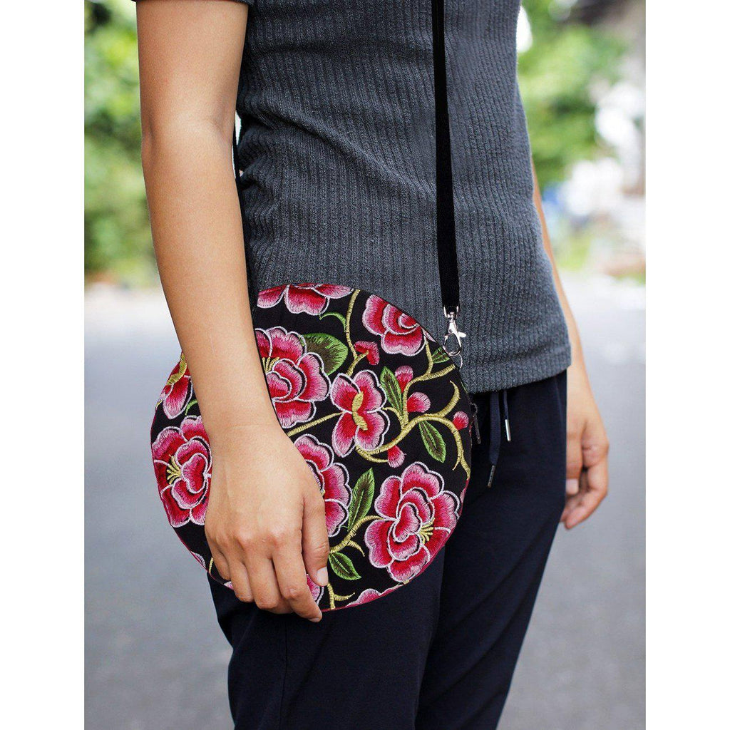 Crossbody Flor Canteen Bag | Clutch - Thailand Bags La Vie Bien Crossbody Flor Canteen Bag | Clutch - Thailand