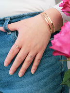 Crossed Branches Cuff Bracelet by Ash & Rose