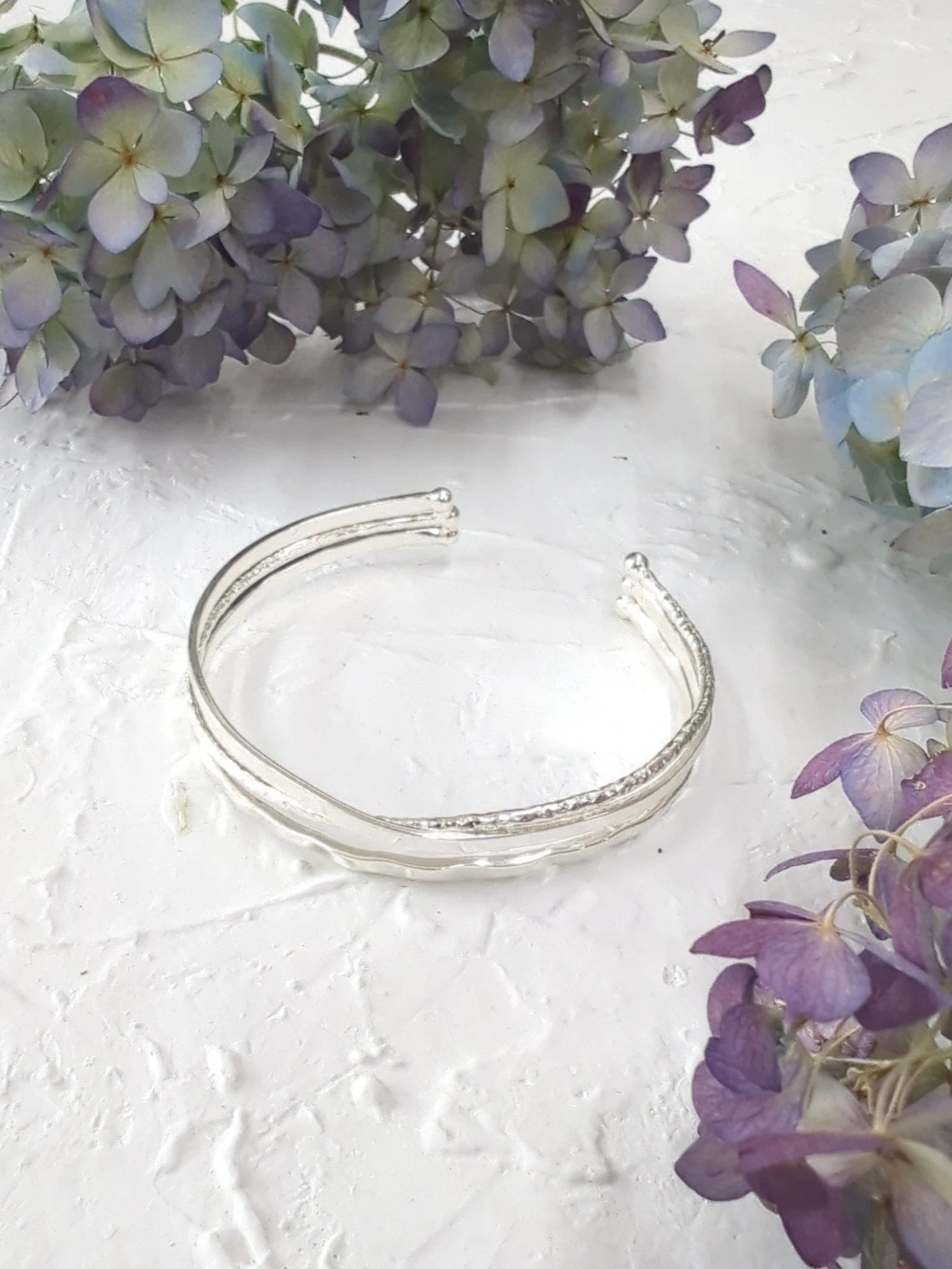 Crossed Branches Cuff Bracelet by Ash & Rose