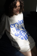 crying is self care shirt Shirt La Vie Bien crying is self care shirt