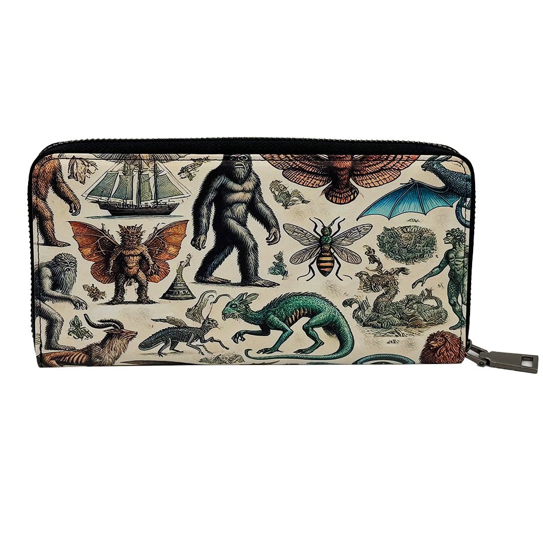 Cryptids and Mythological Creatures Clutch Handbag Clutch La Vie Bien Cryptids and Mythological Creatures Clutch Handbag