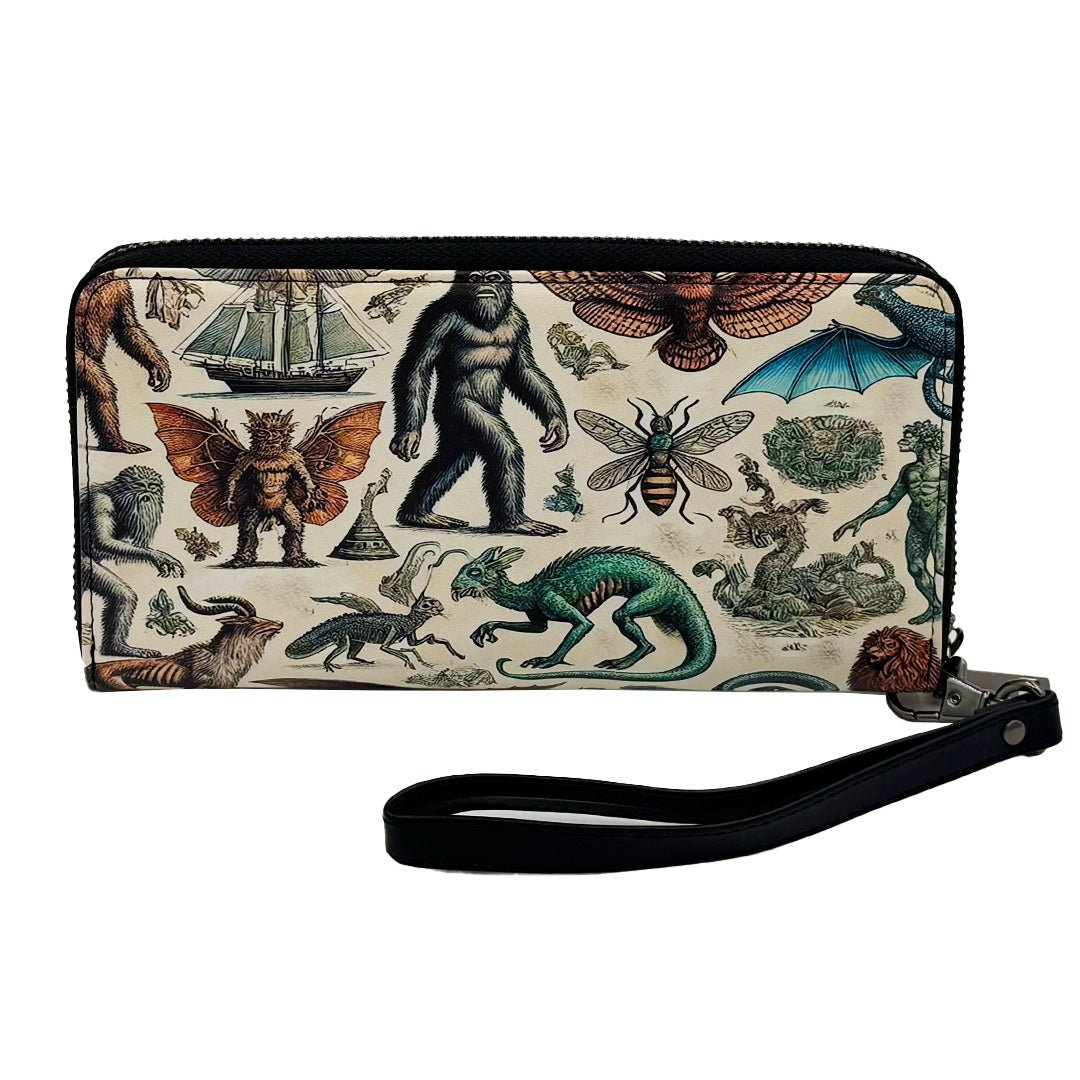 Cryptids and Mythological Creatures Clutch Handbag Clutch La Vie Bien Cryptids and Mythological Creatures Clutch Handbag