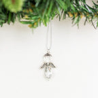 Crystal Bead Angel Ornament Holiday La Vie Bien Crystal Bead Angel Ornament