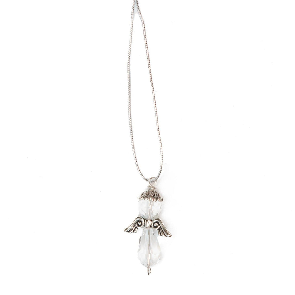 Crystal Bead Angel Ornament Holiday La Vie Bien Crystal Bead Angel Ornament