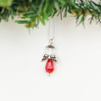 Crystal Bead Angel Ornament Holiday La Vie Bien Crystal Bead Angel Ornament