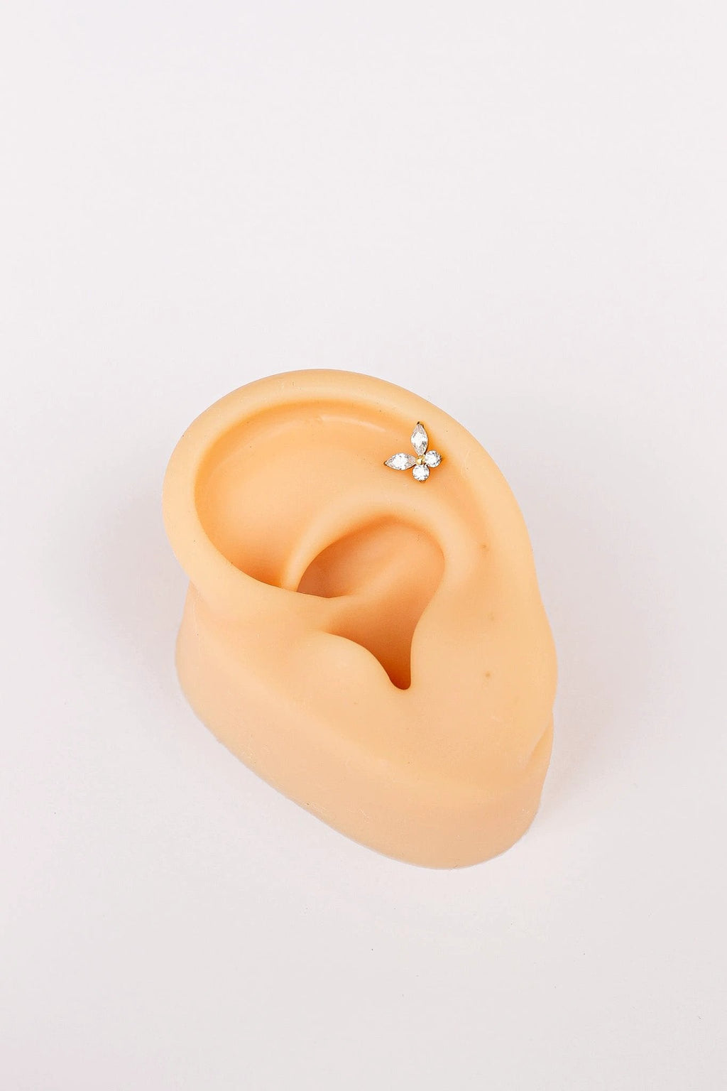 Crystal Butterfly Flat Back Stud by Rose & Clay