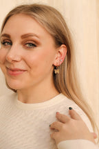 Crystal Butterfly Flat Back Stud by Rose & Clay
