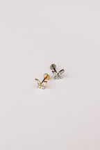 Crystal Butterfly Flat Back Stud by Rose & Clay