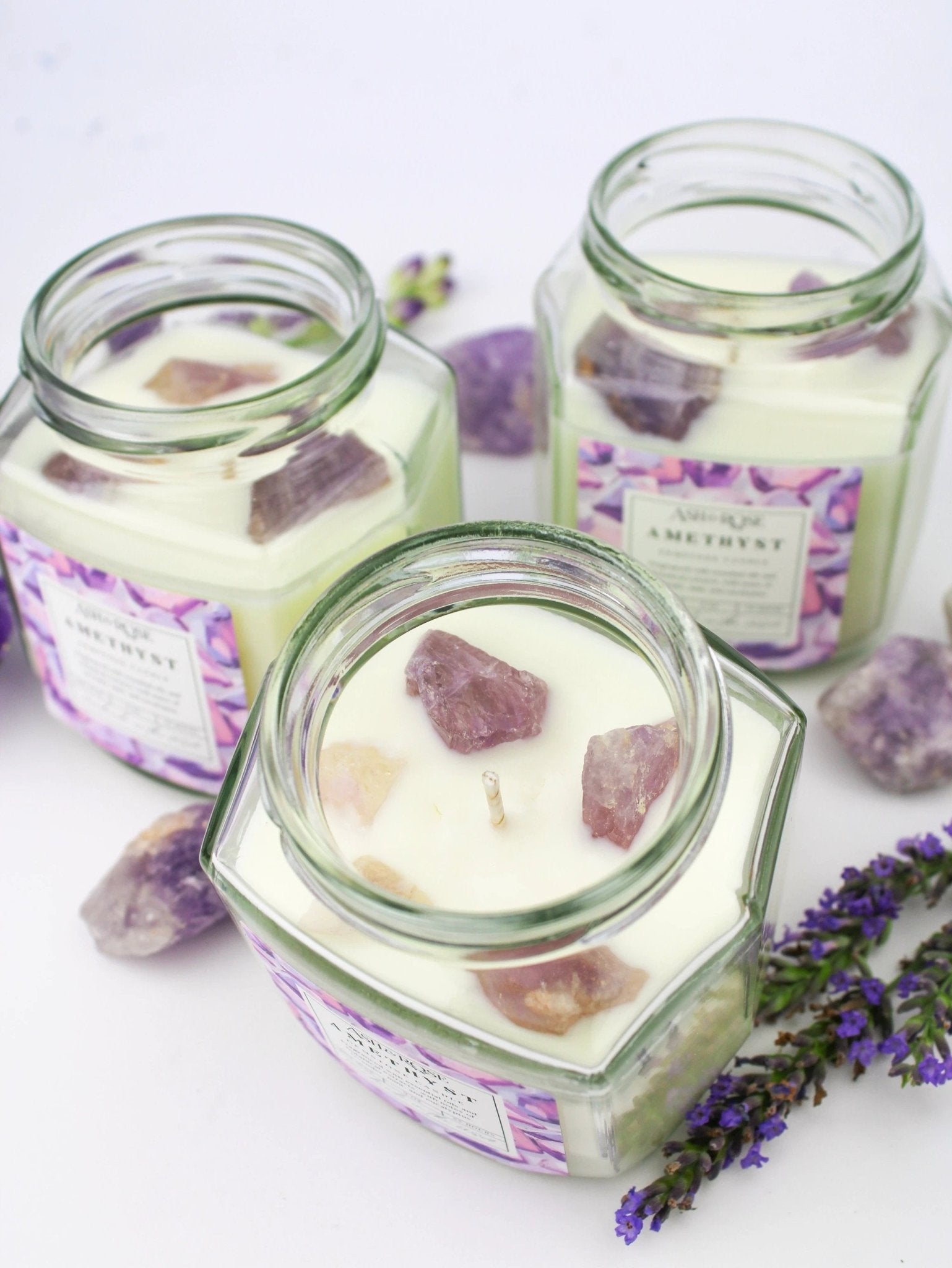Crystal Candle by Ash & Rose