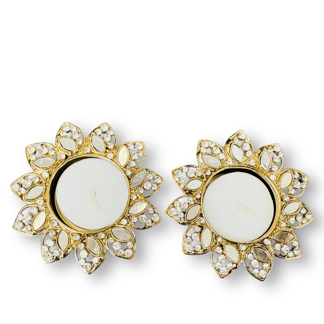Crystal Diya Set of 2 - Beautiful Return Gifts for Any Occasion - Diwali Gifts La Vie Bien Crystal Diya Set of 2 - Beautiful Return Gifts for Any Occasion - Diwali Gifts