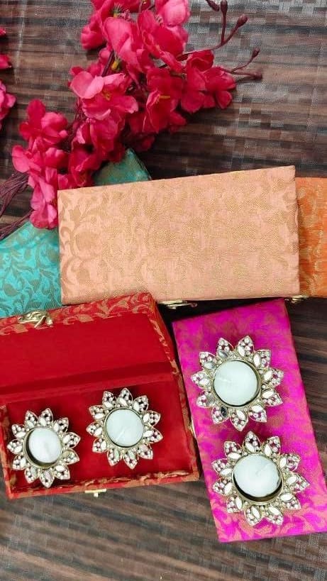 Crystal Diya Set of 2 - Beautiful Return Gifts for Any Occasion - Diwali Gifts La Vie Bien Crystal Diya Set of 2 - Beautiful Return Gifts for Any Occasion - Diwali Gifts