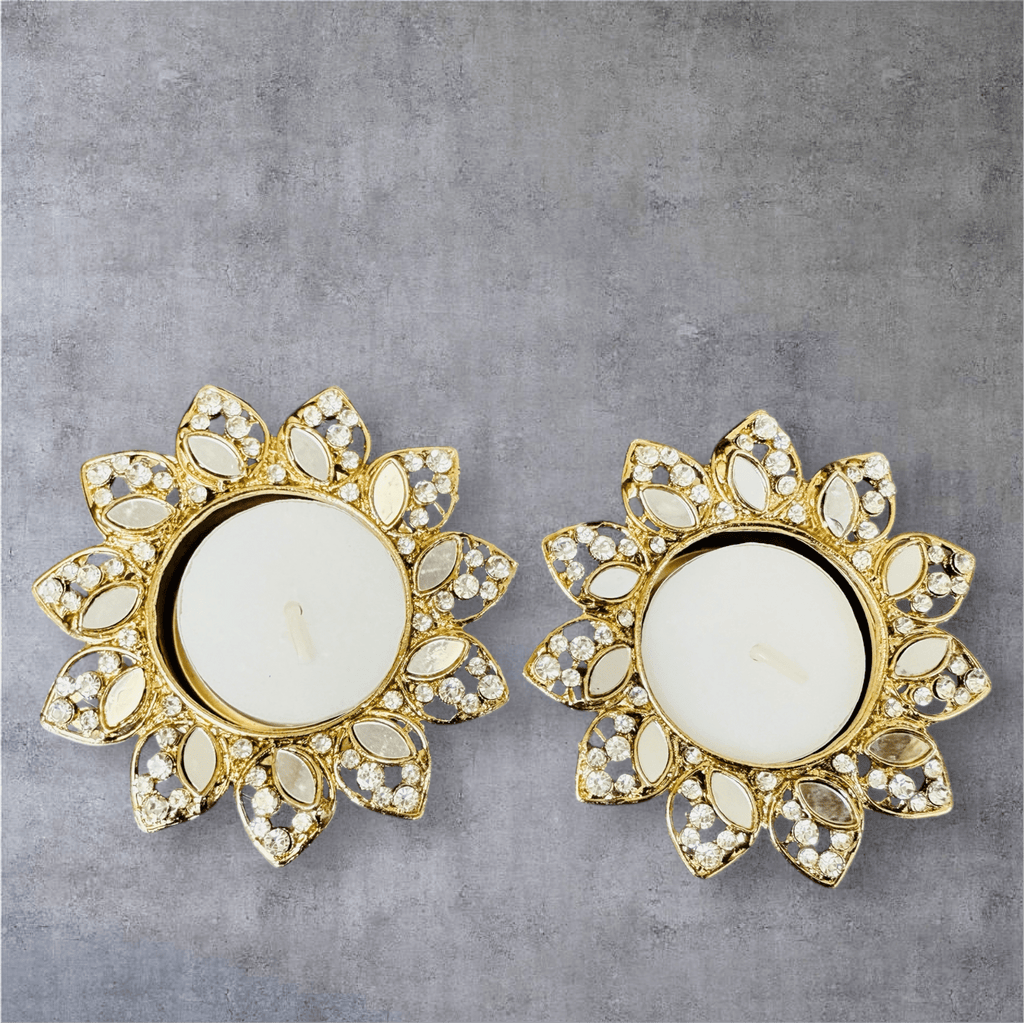Crystal Diya Set of 2 - Beautiful Return Gifts for Any Occasion - Diwali Gifts La Vie Bien Crystal Diya Set of 2 - Beautiful Return Gifts for Any Occasion - Diwali Gifts