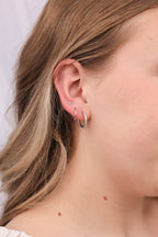Crystal Flat Back Stud leave in La Vie Bien Crystal Flat Back Stud