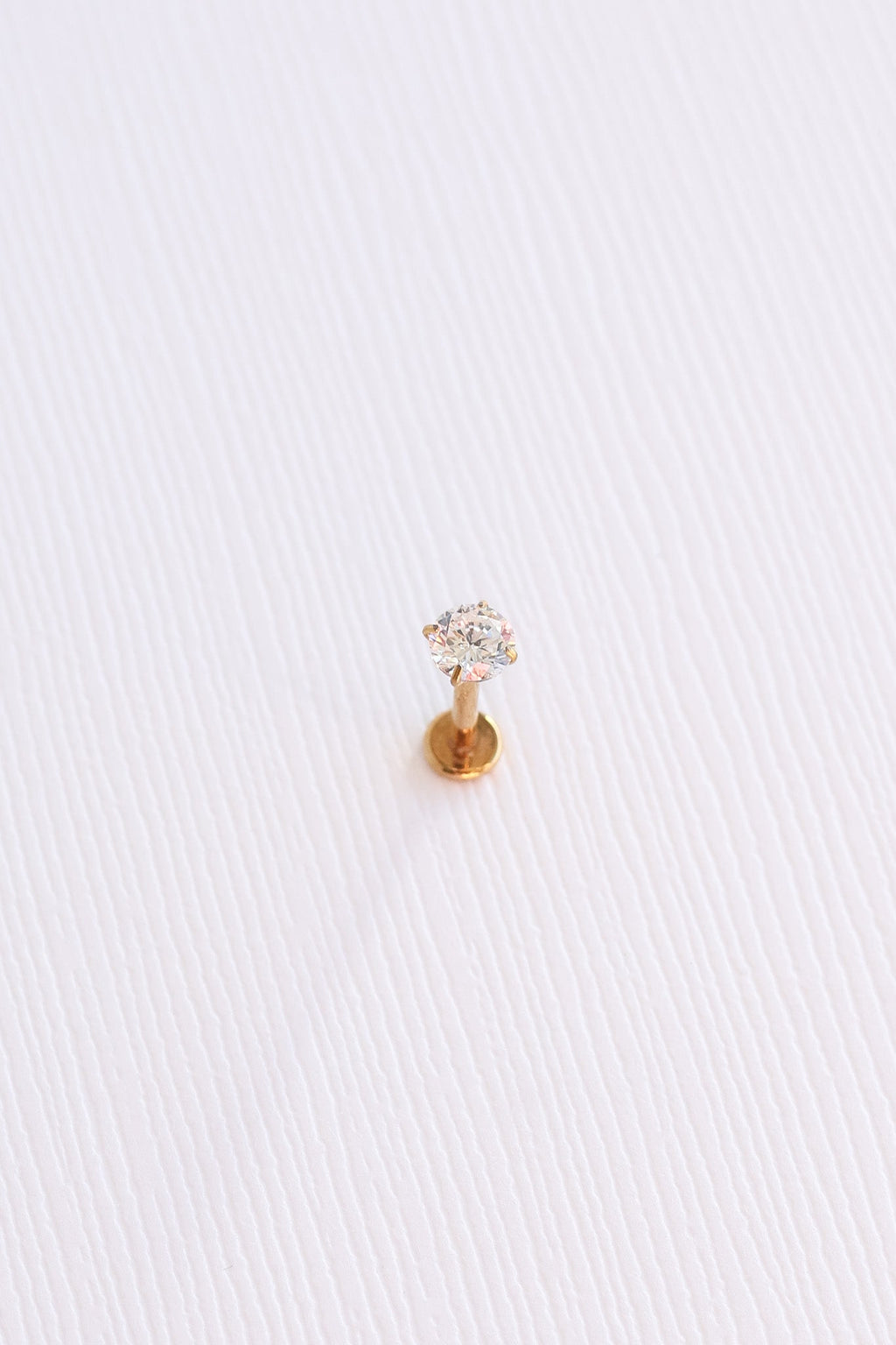 Crystal Flat Back Stud leave in La Vie Bien Crystal Flat Back Stud