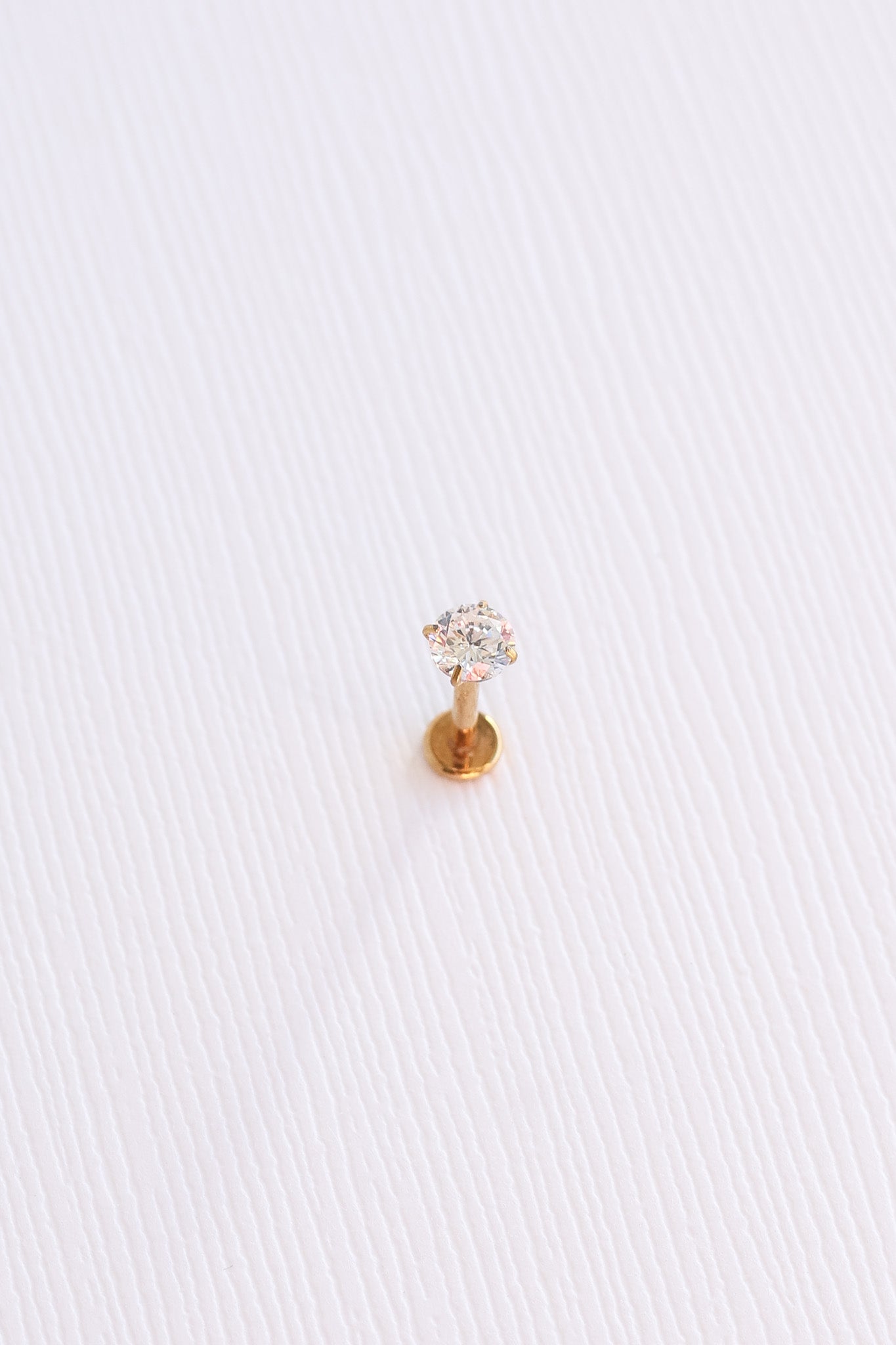 Crystal Flat Back Stud leave in La Vie Bien Crystal Flat Back Stud