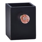 Crystal Knob Wooden Pen Holder in Black and Pink | Gift for Her Desk Accessories La Vie Bien Crystal Knob Wooden Pen Holder in Black and Pink | Gift for Her