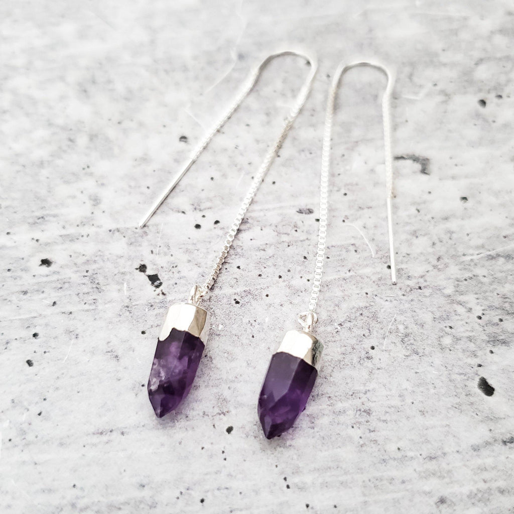 Crystal Threader Long Dangle Statement Earrings Crystal Earrings La Vie Bien Crystal Threader Long Dangle Statement Earrings