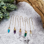 Crystal Threader Long Dangle Statement Earrings Crystal Earrings La Vie Bien Crystal Threader Long Dangle Statement Earrings