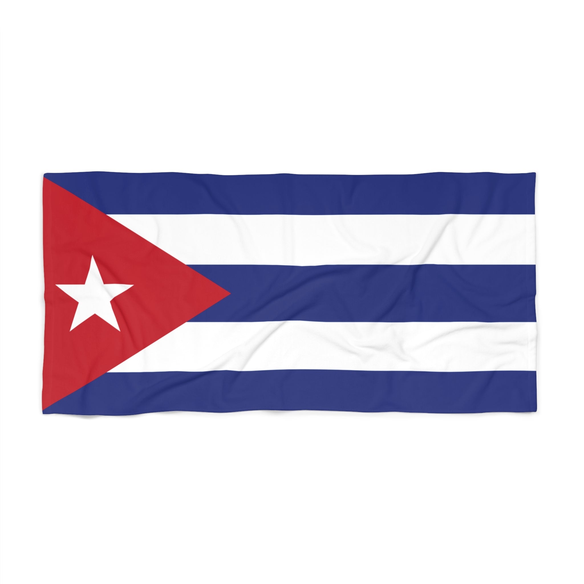 Cuba Flag Beach Towel Beach Towel (Generic Brand) La Vie Bien Cuba Flag Beach Towel