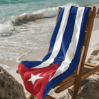 Cuba Flag Beach Towel Beach Towel (Generic Brand) La Vie Bien Cuba Flag Beach Towel