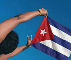 Cuba Flag Rally Towel Rally Towel La Vie Bien Cuba Flag Rally Towel