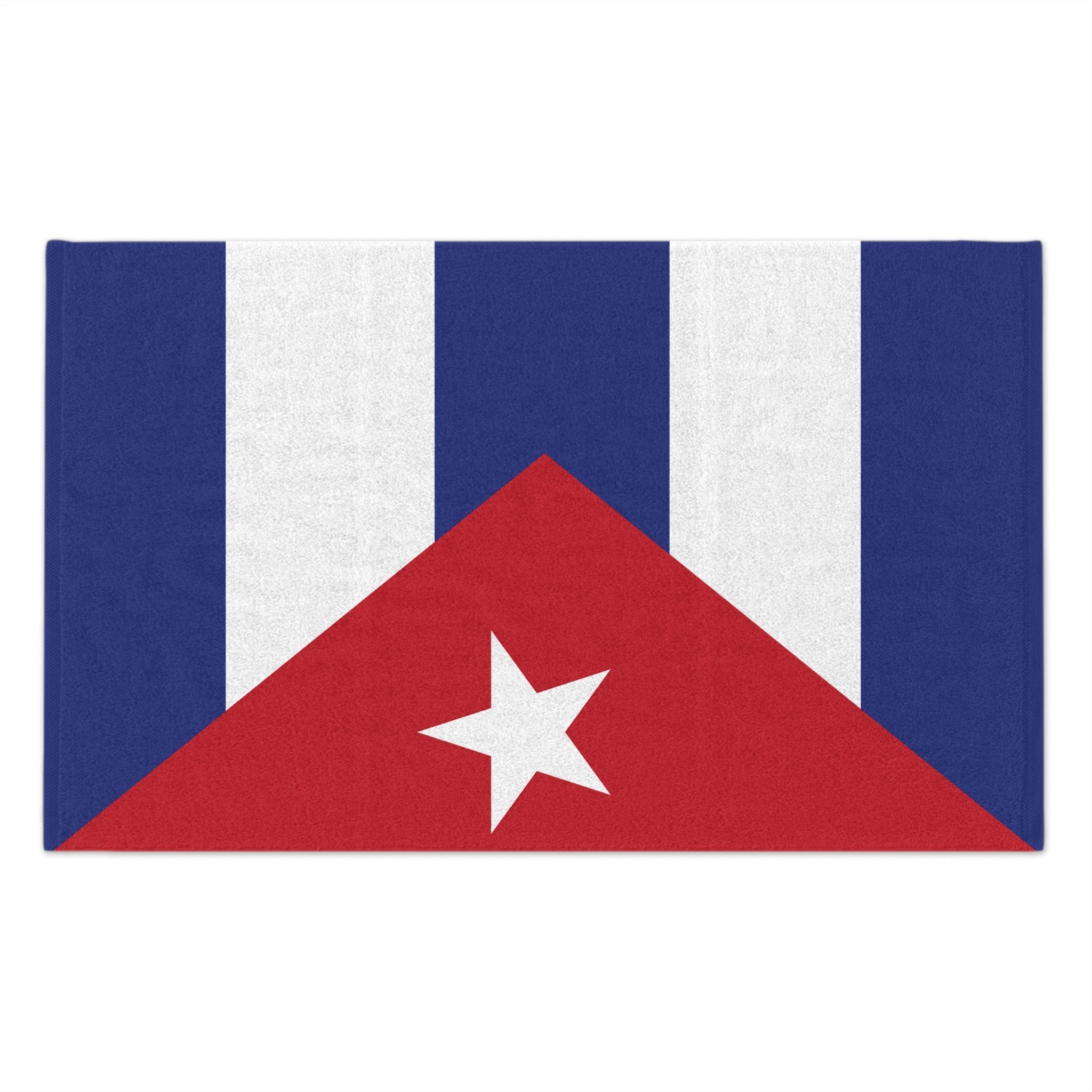 Cuba Flag Rally Towel Rally Towel La Vie Bien Cuba Flag Rally Towel