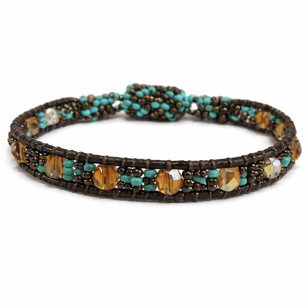 Cuero Bracelet with Magnetic Closure - Guatemala Bracelets La Vie Bien Cuero Bracelet with Magnetic Closure - Guatemala