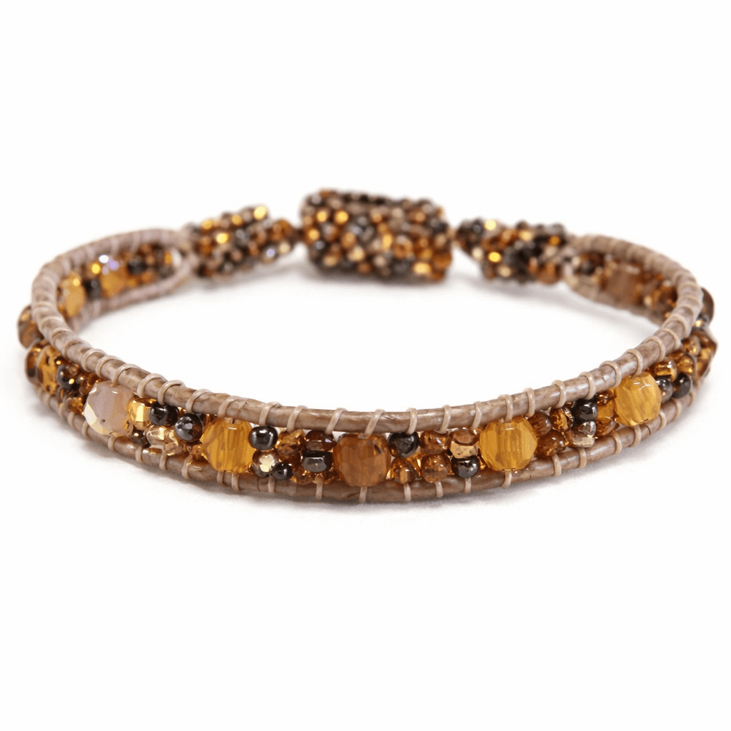 Cuero Bracelet with Magnetic Closure - Guatemala Bracelets La Vie Bien Cuero Bracelet with Magnetic Closure - Guatemala