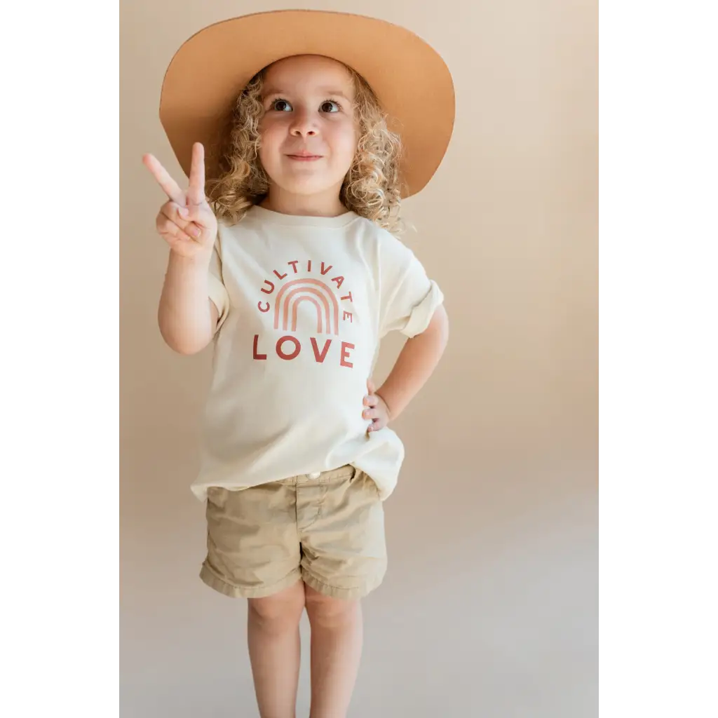 Cultivate Love Organic Cotton T-shirt for Kids