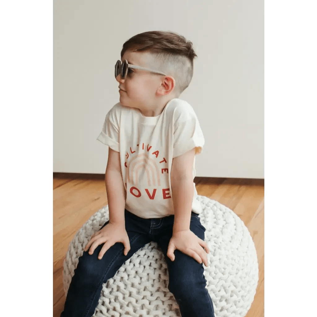 Cultivate Love Organic Cotton T-shirt for Kids by Polished Prints