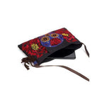 Culturas Sugar Skull Embroidered Crossbody Bag Boho Artisan Shoulder Bag Fair Trade - Thailand Bags La Vie Bien Culturas Sugar Skull Embroidered Crossbody Bag Boho Artisan Shoulder Bag Fair Trade - Thailand