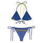 Curacao String Bikini All - Over Print Recycled String Bikini La Vie Bien Curacao String Bikini
