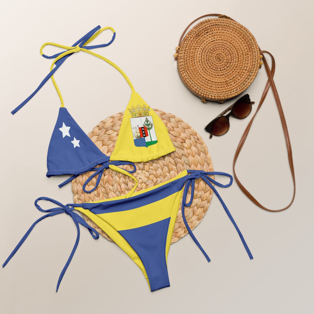 Curacao String Bikini All - Over Print Recycled String Bikini La Vie Bien Curacao String Bikini