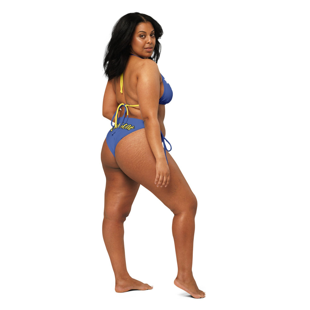 Curacao String Bikini All - Over Print Recycled String Bikini La Vie Bien Curacao String Bikini