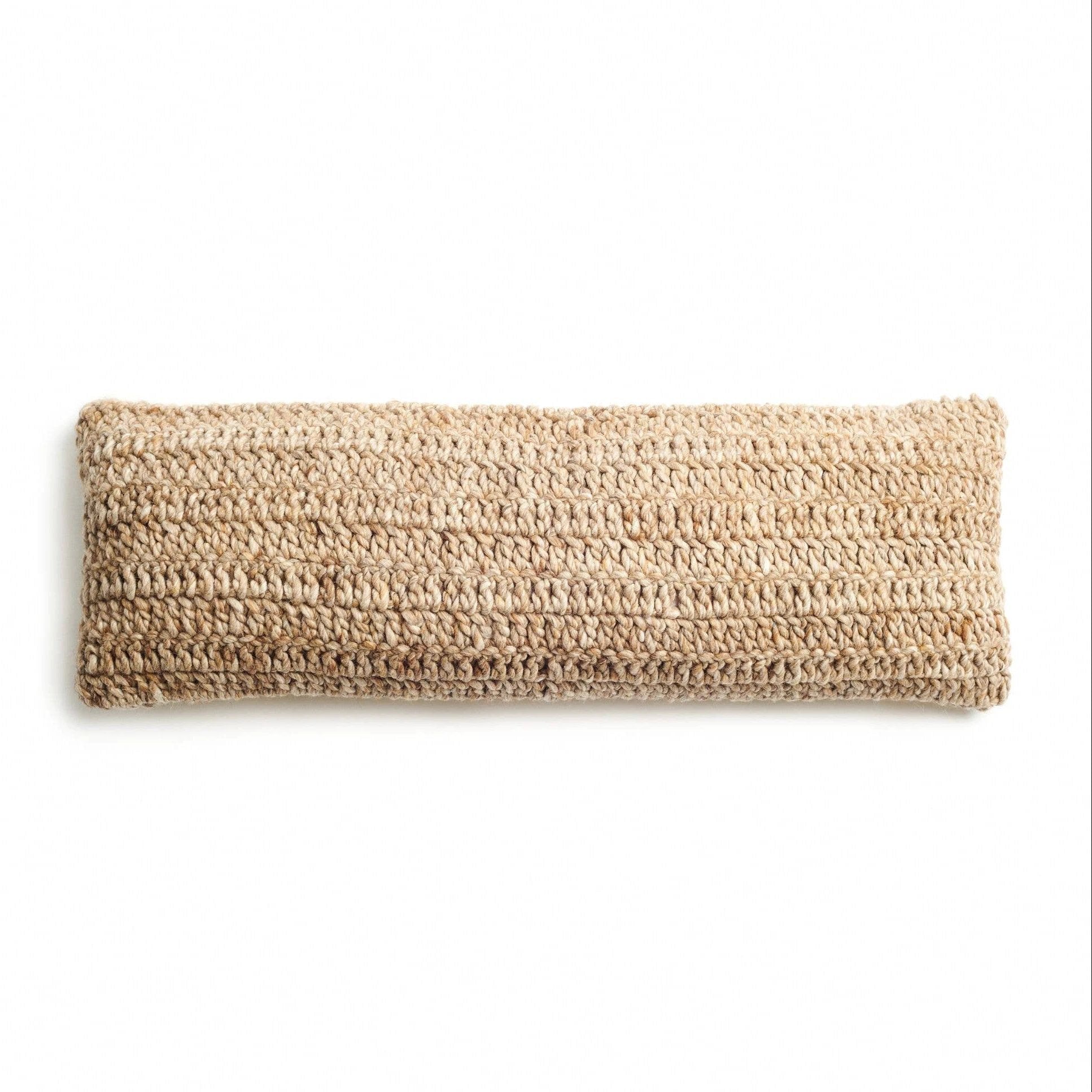 Cure Hand Crochet Large Lumbar Pillow