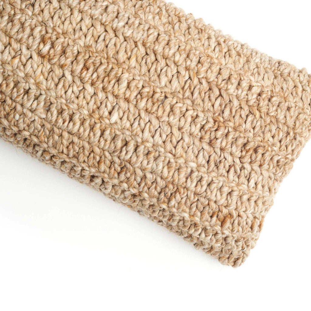 Cure Hand Crochet Large Lumbar Pillow